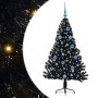 Árbol de Navidad Artificial Preiluminado Negro 150 cm PVC en Decoración Festiva y Estacional | Comprar online en Foru.es