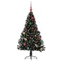 Árbol de Navidad Artificial Preiluminado Negro 150 cm PVC en Decoración Festiva y Estacional | Comprar online en Foru.es