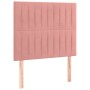 Estructura de cama con cabecero de terciopelo rosa 80x200 cm de vidaXL, Camas y somieres - Ref: Foro24-3125848, Precio: 146,6...