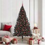 Árbol de Navidad Artificial Preiluminado Negro 180 cm PVC en Decoración Festiva y Estacional | Comprar online en Foru.es