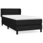 Cama box spring con colchón tela negro 80x200 cm de vidaXL, Camas y somieres - Ref: Foro24-3126279, Precio: 287,53 €, Descuen...