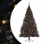 Árbol de Navidad Artificial Preiluminado Negro 180 cm PVC en Decoración Festiva y Estacional | Comprar online en Foru.es
