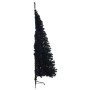 Árbol de Navidad Artificial Preiluminado Negro 180 cm PVC en Decoración Festiva y Estacional | Comprar online en Foru.es