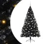 Árbol de Navidad Artificial Preiluminado Negro 180 cm PVC en Decoración Festiva y Estacional | Comprar online en Foru.es
