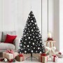 Árbol de Navidad Artificial Preiluminado Negro 180 cm PVC en Decoración Festiva y Estacional | Comprar online en Foru.es