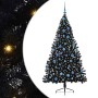 Árbol de Navidad Artificial Preiluminado Negro 180 cm PVC en Decoración Festiva y Estacional | Comprar online en Foru.es