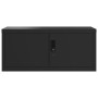 Armario archivador de acero negro 90x40x40 cm en Armarios archivadores | Comprar online en Foru.es