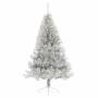 Árbol de Navidad Artificial Preiluminado Plateado 150 cm PET en Decoración Festiva y Estacional | Comprar online en Foru.es