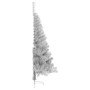 Árbol de Navidad Artificial Preiluminado Plateado 150 cm PET en Decoración Festiva y Estacional | Comprar online en Foru.es