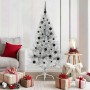 Árbol de Navidad Artificial Preiluminado Plateado 150 cm PET en Decoración Festiva y Estacional | Comprar online en Foru.es