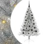 Árbol de Navidad Artificial Preiluminado Plateado 150 cm PET en Decoración Festiva y Estacional | Comprar online en Foru.es