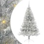 Árbol de Navidad Artificial Preiluminado Plateado 150 cm PET en Decoración Festiva y Estacional | Comprar online en Foru.es