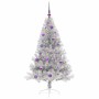 Árbol de Navidad Artificial Preiluminado Plateado 150 cm PET en Decoración Festiva y Estacional | Comprar online en Foru.es