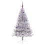 Árbol de Navidad Artificial Preiluminado Plateado 150 cm PET en Decoración Festiva y Estacional | Comprar online en Foru.es