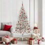 Árbol de Navidad Artificial Preiluminado Plateado 180 cm PET en Decoración Festiva y Estacional | Comprar online en Foru.es