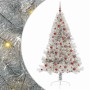 Árbol de Navidad Artificial Preiluminado Plateado 180 cm PET en Decoración Festiva y Estacional | Comprar online en Foru.es