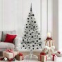 Árbol de Navidad Artificial Preiluminado Plateado 180 cm PET en Decoración Festiva y Estacional | Comprar online en Foru.es