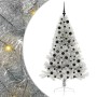 Árbol de Navidad Artificial Preiluminado Plateado 180 cm PET en Decoración Festiva y Estacional | Comprar online en Foru.es