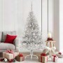 Árbol de Navidad Artificial Preiluminado Plateado 180 cm PET en Decoración Festiva y Estacional | Comprar online en Foru.es
