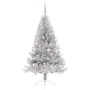 Árbol de Navidad Artificial Preiluminado Plateado 180 cm PET en Decoración Festiva y Estacional | Comprar online en Foru.es