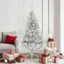 Árbol de Navidad Artificial Preiluminado Plateado 180 cm PET en Decoración Festiva y Estacional | Comprar online en Foru.es