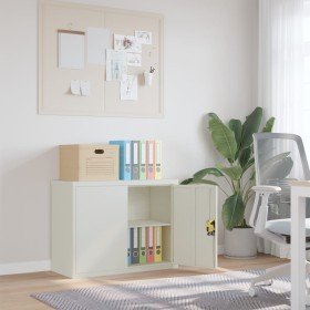 Armario archivador de acero gris claro 90x40x70 cm en Armarios archivadores | Comprar online en Foru.es