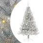 Árbol de Navidad Artificial Preiluminado Plateado 180 cm PET en Decoración Festiva y Estacional | Comprar online en Foru.es