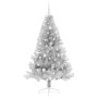 Árbol de Navidad Artificial Preiluminado Plateado 180 cm PET en Decoración Festiva y Estacional | Comprar online en Foru.es
