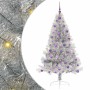 Árbol de Navidad Artificial Preiluminado Plateado 180 cm PET en Decoración Festiva y Estacional | Comprar online en Foru.es