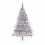 Árbol de Navidad Artificial Preiluminado Plateado 180 cm PET en Decoración Festiva y Estacional | Comprar online en Foru.es