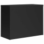 Armario archivador de acero negro 90x40x70 cm en Armarios archivadores | Comprar online en Foru.es