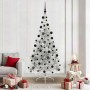 Árbol de Navidad Artificial Preiluminado Plateado 210 cm PET en Decoración Festiva y Estacional | Comprar online en Foru.es
