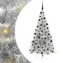 Árbol de Navidad Artificial Preiluminado Plateado 210 cm PET en Decoración Festiva y Estacional | Comprar online en Foru.es