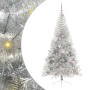 Árbol de Navidad Artificial Preiluminado Plateado 210 cm PET en Decoración Festiva y Estacional | Comprar online en Foru.es