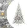 Árbol de Navidad Artificial Preiluminado Plateado 210 cm PET en Decoración Festiva y Estacional | Comprar online en Foru.es