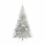 Árbol de Navidad Artificial Preiluminado Plateado 210 cm PET en Decoración Festiva y Estacional | Comprar online en Foru.es
