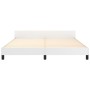 Estructura de cama cabecero cuero sintético blanco 160x200 cm de vidaXL, Camas y somieres - Ref: Foro24-3125580, Precio: 241,...