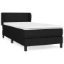 Box spring bed with black fabric mattress 90x190 cm by vidaXL, Beds and slatted bases - Ref: Foro24-3126047, Price: 291,95 €,...