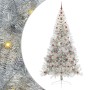 Árbol de Navidad Artificial Preiluminado Plateado 240 cm PET en Decoración Festiva y Estacional | Comprar online en Foru.es