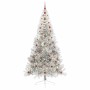 Árbol de Navidad Artificial Preiluminado Plateado 240 cm PET en Decoración Festiva y Estacional | Comprar online en Foru.es