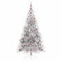 Árbol de Navidad Artificial Preiluminado Plateado 240 cm PET en Decoración Festiva y Estacional | Comprar online en Foru.es