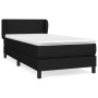 Cama box spring con colchón tela negro 100x200 cm de vidaXL, Camas y somieres - Ref: Foro24-3126063, Precio: 322,19 €, Descue...