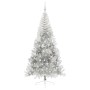 Árbol de Navidad Artificial Preiluminado Plateado 240 cm PET en Decoración Festiva y Estacional | Comprar online en Foru.es