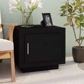 Mesa de centro madera contrachapada negra 51x50x45 cm de vidaXL, Mesas de centro - Ref: Foro24-811800, Precio: 43,41 €, Descu...