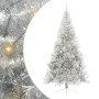 Árbol de Navidad Artificial Preiluminado Plateado 240 cm PET en Decoración Festiva y Estacional | Comprar online en Foru.es