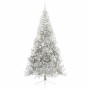 Árbol de Navidad Artificial Preiluminado Plateado 240 cm PET en Decoración Festiva y Estacional | Comprar online en Foru.es