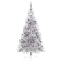 Árbol de Navidad Artificial Preiluminado Plateado 240 cm PET en Decoración Festiva y Estacional | Comprar online en Foru.es