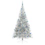 Árbol de Navidad Artificial Preiluminado Plateado 240 cm PET en Decoración Festiva y Estacional | Comprar online en Foru.es