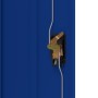 Armario archivador de acero gris claro y azul 90x40x70 cm en Armarios archivadores | Comprar online en Foru.es