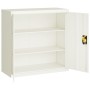 Armario archivador de acero blanco 90x40x90 cm en Armarios archivadores | Comprar online en Foru.es